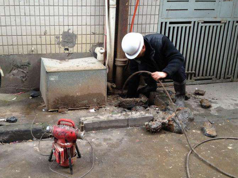 清流疏通下水道-洗菜池疏通